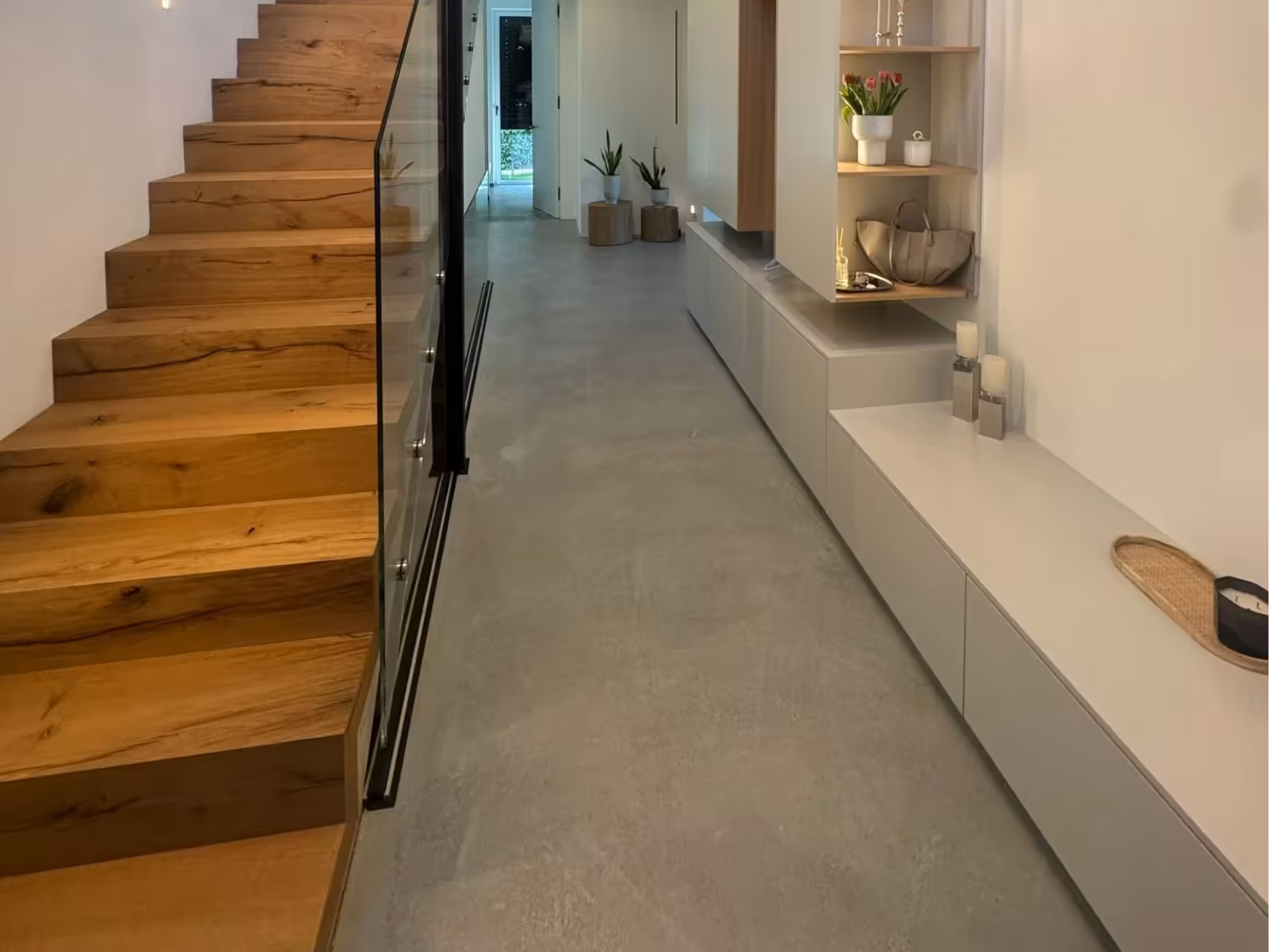 Sichtestrich in Ratingen – Grau Zement ohne Einfärbung, fugenloser Designboden in Betonoptik