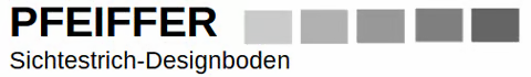 Sichtestrich Designboden Pfeiffer